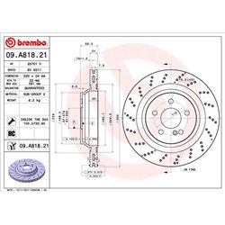 Tarcze Brembo - 09.A818.21