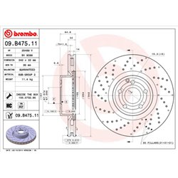 Tarcze Brembo - 09.B475.11