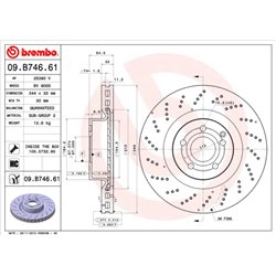 Tarcze Brembo - 09.B746.61