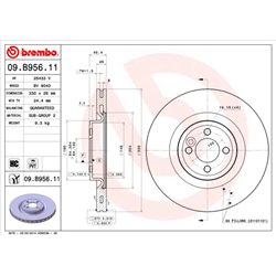 Tarcze Brembo - 09.B956.11