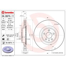 Tarcze Brembo - 09.B970.11