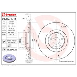 Tarcze Brembo - 09.B971.11