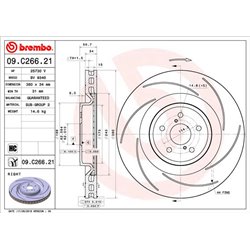 Tarcze Brembo - 09.C266.21