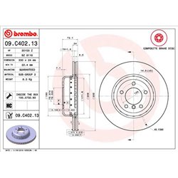 Tarcze Brembo - 09.C402.13
