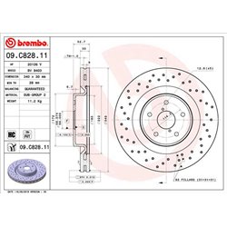 Tarcze Brembo - 09.C828.11