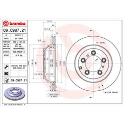 Tarcze Brembo - 09.C987.21