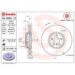 Tarcze Brembo - 09.D095.13