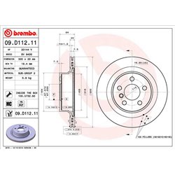 Tarcze Brembo - 09.D112.11