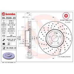 Tarcze Brembo - 09.D529.23