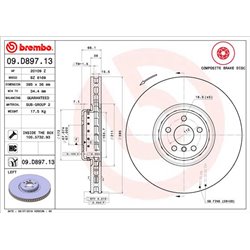 Tarcze Brembo - 09.D897.13