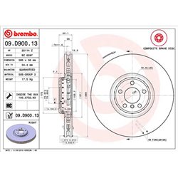 Tarcze Brembo - 09.D900.13