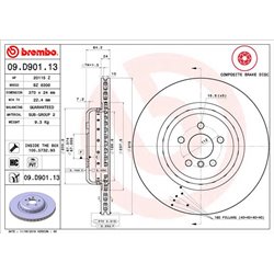 Tarcze Brembo - 09.D901.13