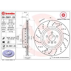 Tarcze Brembo - 09.D901.23