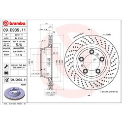 Tarcze Brembo - 09.D935.11