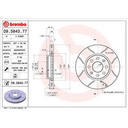 Tarcze Brembo MAX - 09.5843.77