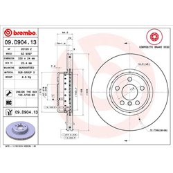 Tarcze Brembo - 09.D904.13