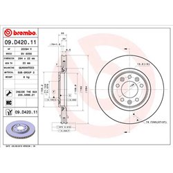 Tarcze Brembo - 09.D420.11