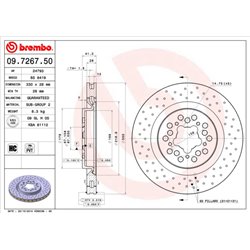 Tarcze Brembo - 09.7267.50
