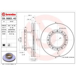 Tarcze Brembo - 09.9983.40