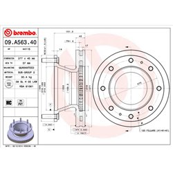 Tarcze Brembo - 09.A563.40