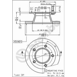 Tarcze Brembo - 08.5181.10