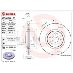 Tarcze Brembo - 09.D229.11