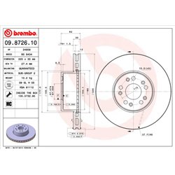 Tarcze Brembo - 09.8726.10