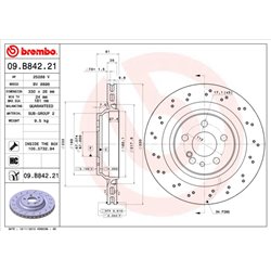 Tarcze Brembo - 09.B842.21