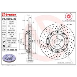 Tarcze Brembo - 09.8880.23