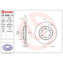 Tarcze Brembo - 09.8066.14