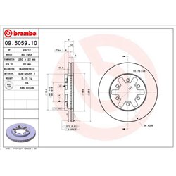 Tarcze Brembo - 09.5059.10