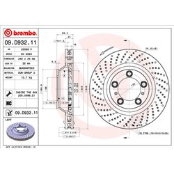 Tarcze Brembo - 09.D932.11