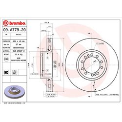 Tarcze Brembo - 09.A779.20