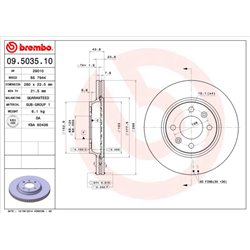 Tarcze Brembo - 09.5035.10