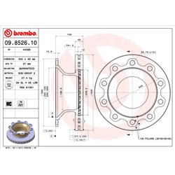 Tarcze Brembo - 09.8526.10