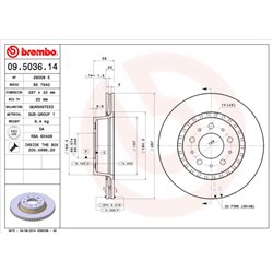 Tarcze Brembo - 09.5036.14