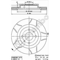 Tarcze Brembo MAX - 09.8903.75