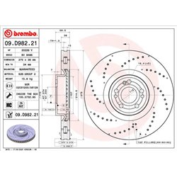 Tarcze Brembo - 09.D982.21