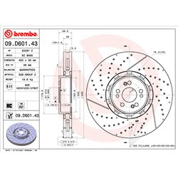 Tarcze Brembo - 09.D601.43
