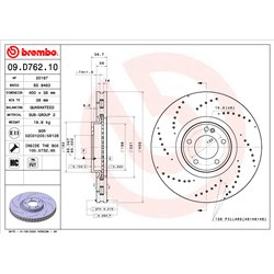 Tarcze Brembo - 09.D762.10