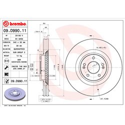 Tarcze Brembo - 09.D990.11
