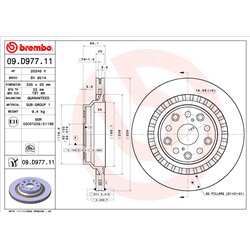 Tarcze Brembo - 09.D977.11