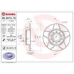Tarcze Brembo MAX - 08.B413.75