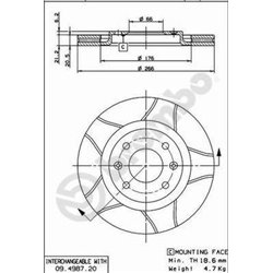 Tarcze Brembo MAX - 09.4987.76