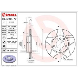 Tarcze Brembo MAX - 09.5390.77
