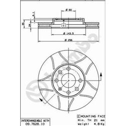 Tarcze Brembo MAX - 09.7628.75