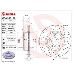 Tarcze Brembo XTRA - 09.9581.1X