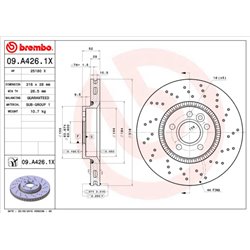 Tarcze Brembo XTRA - 09.A426.1X
