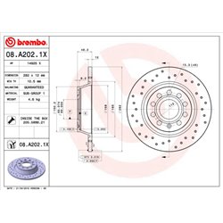 Tarcze Brembo XTRA - 08.A202.1X