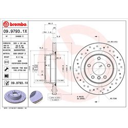 Tarcze Brembo XTRA - 09.9793.1X